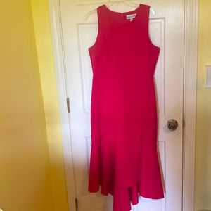 Badgley Mischa “scuba” magenta evening dress